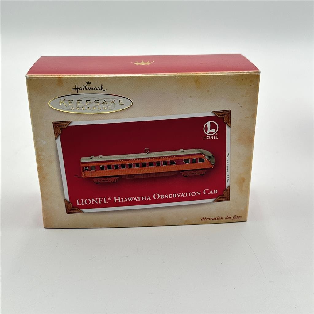 Hallmark Keepsake • 2004 Lionel Hiawatha Observation Car Christmas Ornament