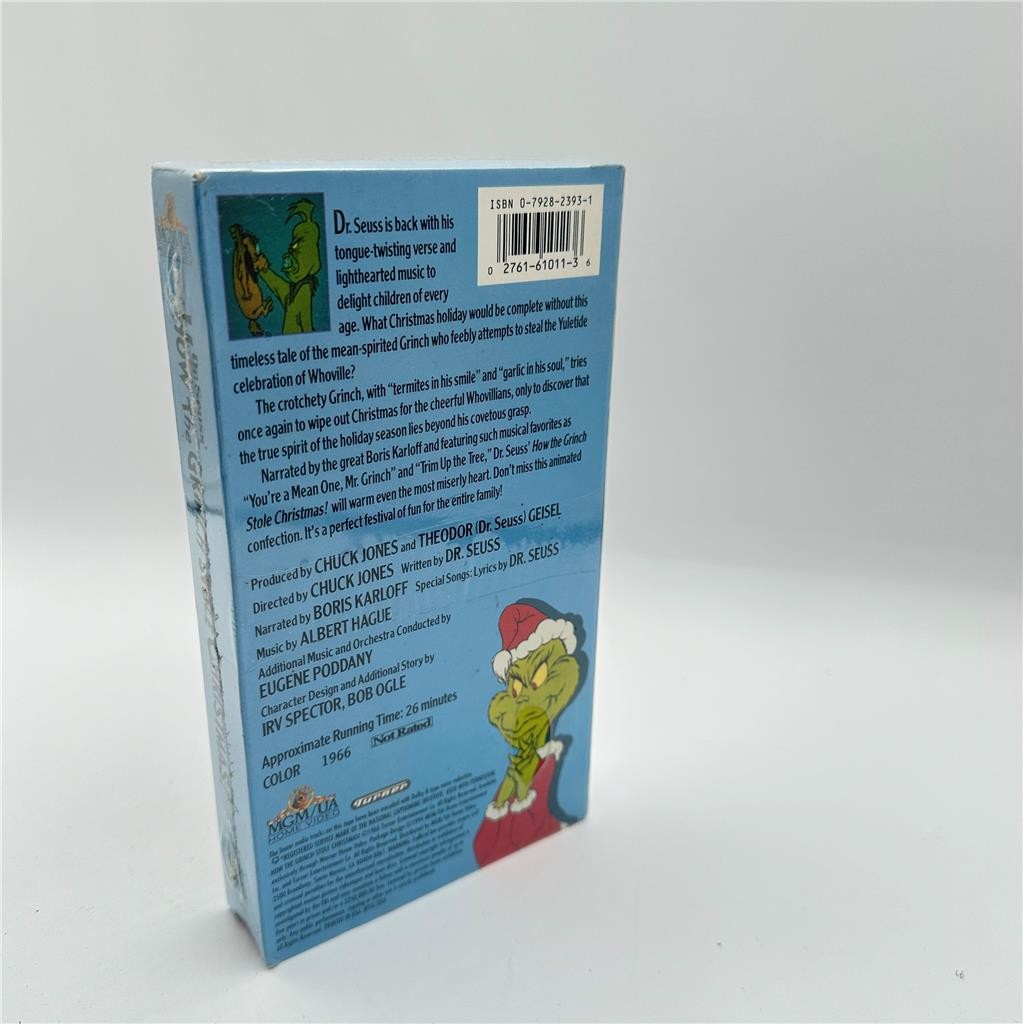 How the Grinch Stole Christmas (VHS, 1994) SEALED