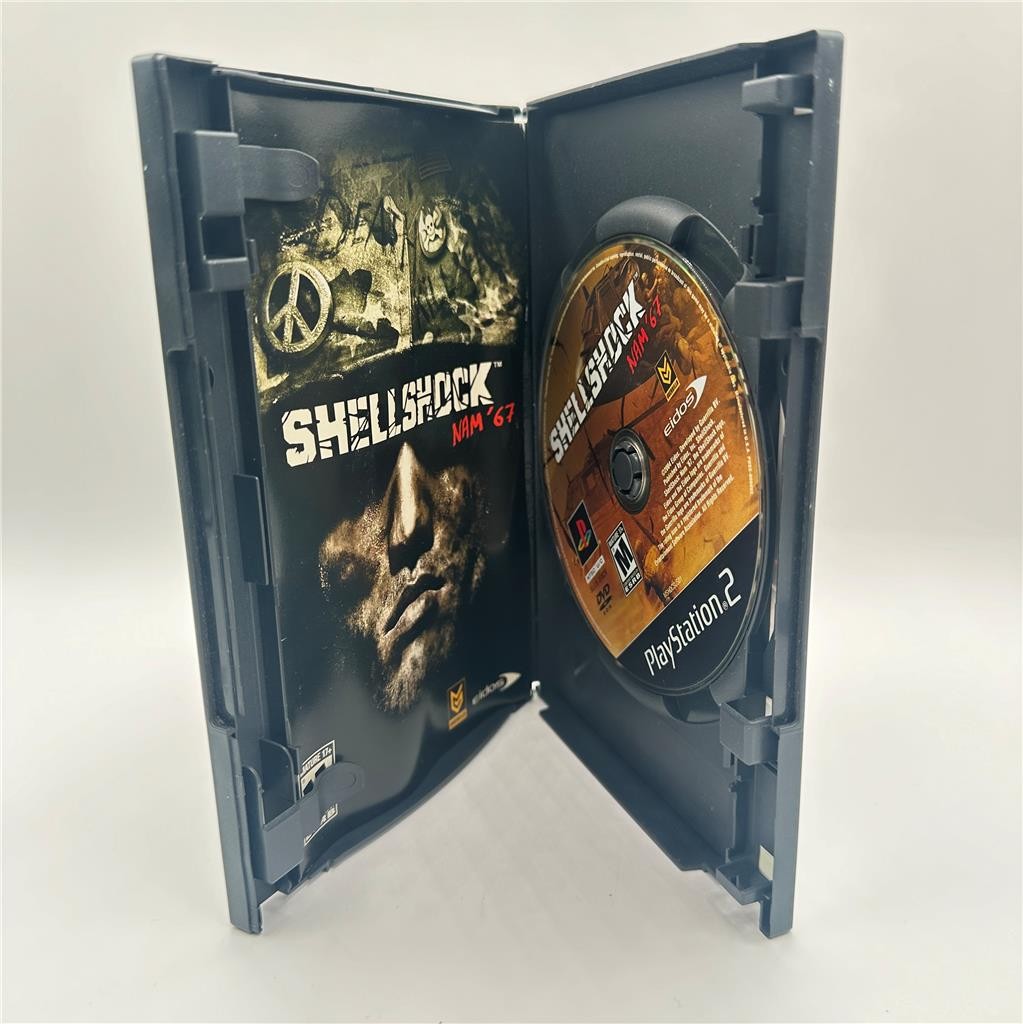 ShellShock: Nam '67 (Sony PlayStation 2, 2004) Blockbuster Display Only Case CIB