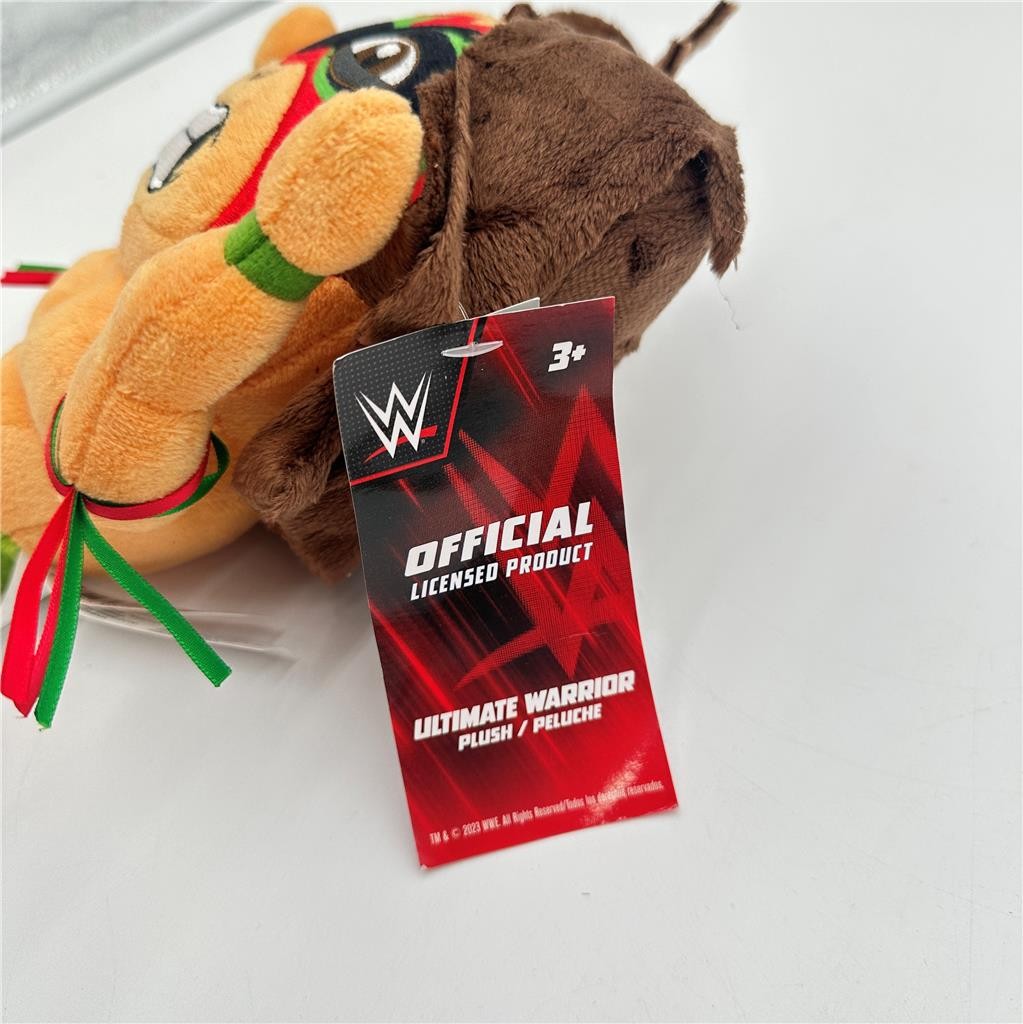 9" WWE The Ultimate Warrior WM Exclusive Plush Figure Wrestling Stuffed 2023 NEW