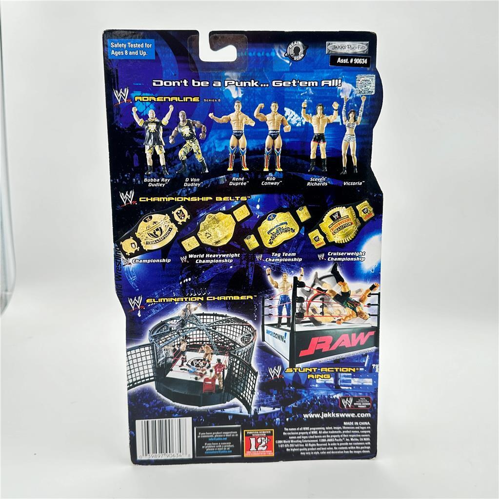 2004 JAKKS WWE Jamie Noble ACTION FIGURE RING RAGE RUTHLESS AGGRESSION Series 10