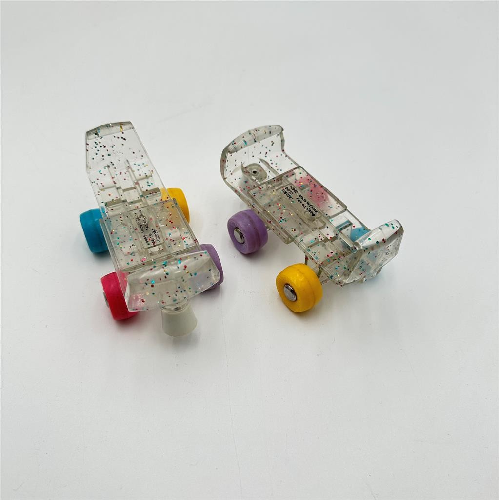 Build a Bear Glitter Rainbow Rollerskates
