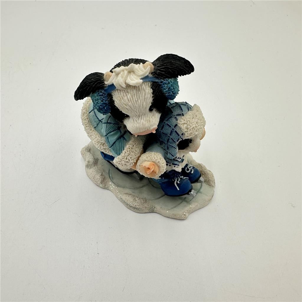 Marys Moo Moos Everyone Needs A Hoof To Hold Onto Cow Figurine 2000