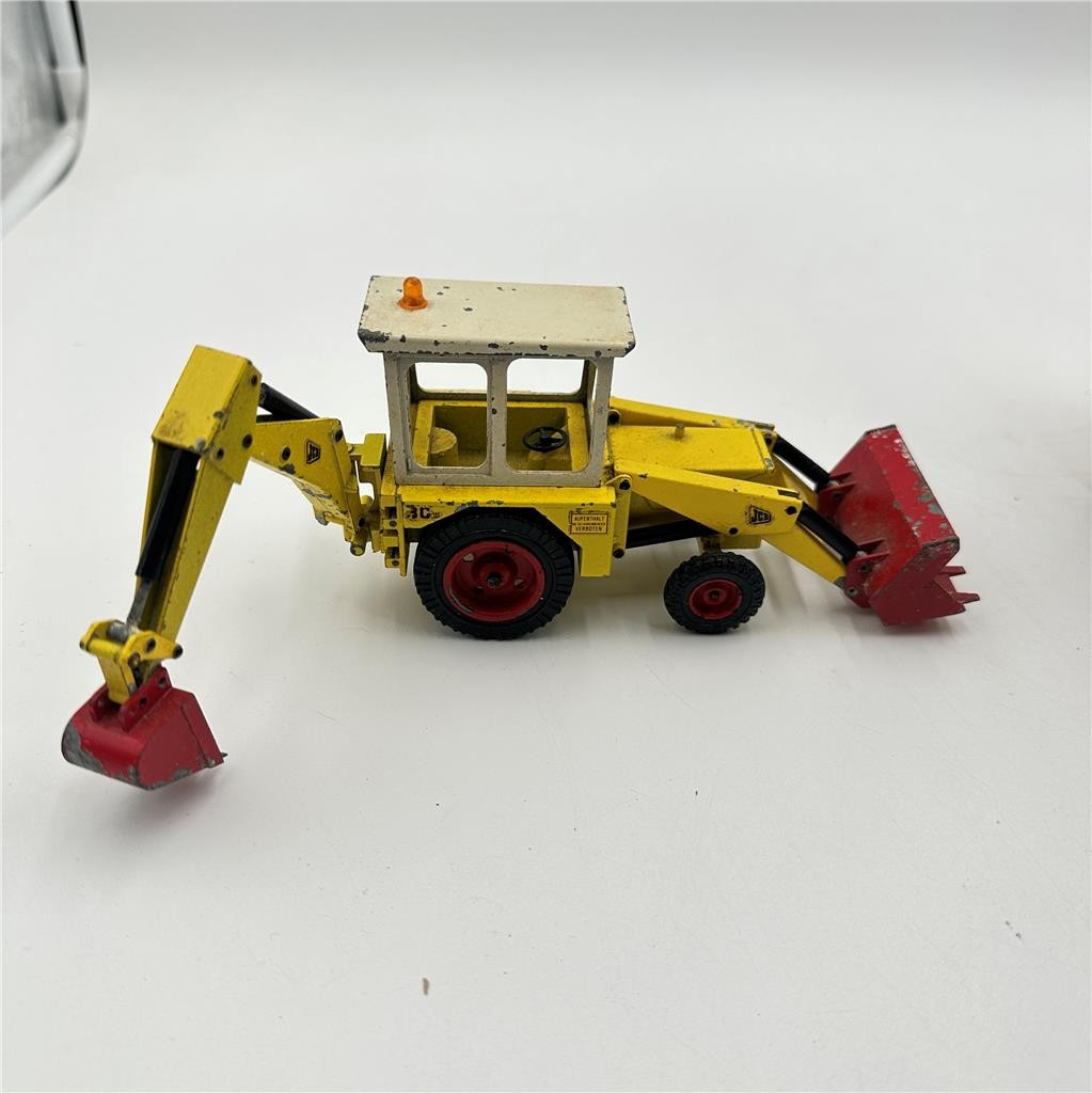JCB 3C Backhoe Loader - NZG Diecast Model Made In W Germany