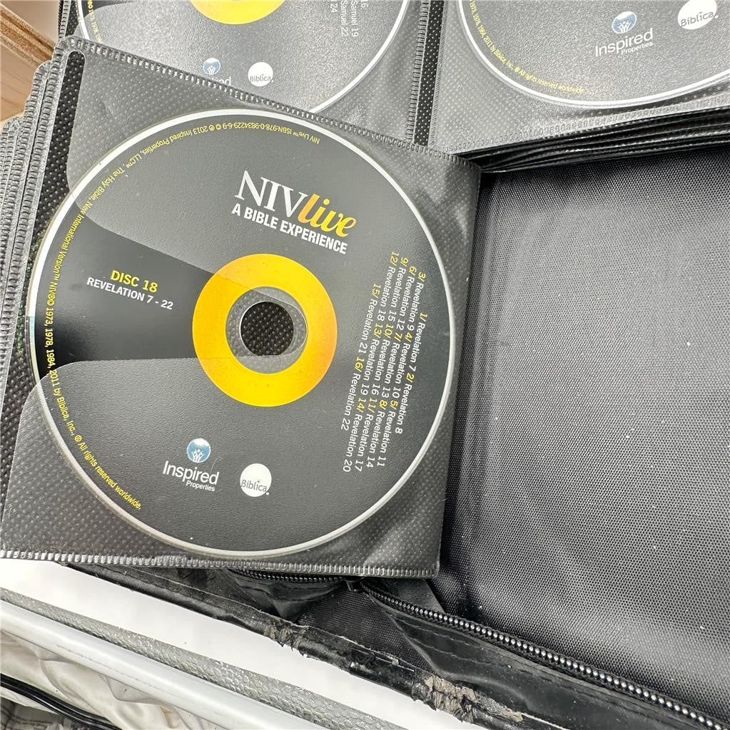 NIV Live A Bible Experience - Full Set - The Bible on 79 CDs plus 1 Enhanced DVD