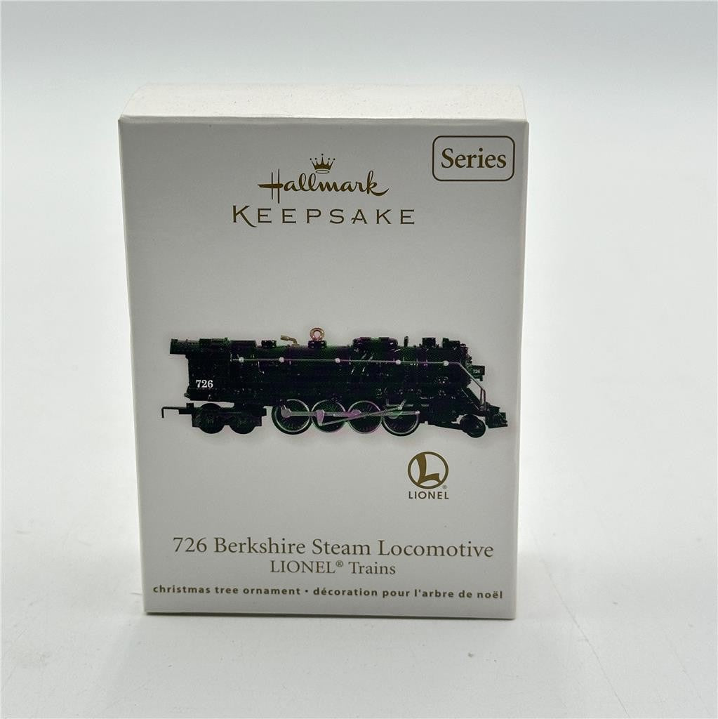 2011 Hallmark 726 BERKSHIRE STEAM LOCOMOTIVE Train Ornament LIONEL TRAINS