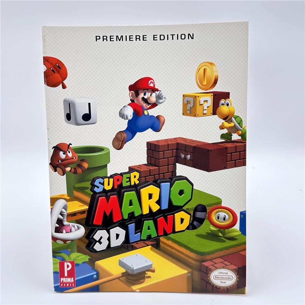 Super Mario 3D Land Premiere Edition Prima Strategy Guide Nintendo DS NDS 3DS