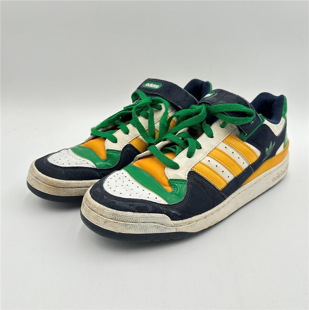 Adidas Art No 768420 "60 years of soles and stripes" Size 11 Green Yellow  Navy