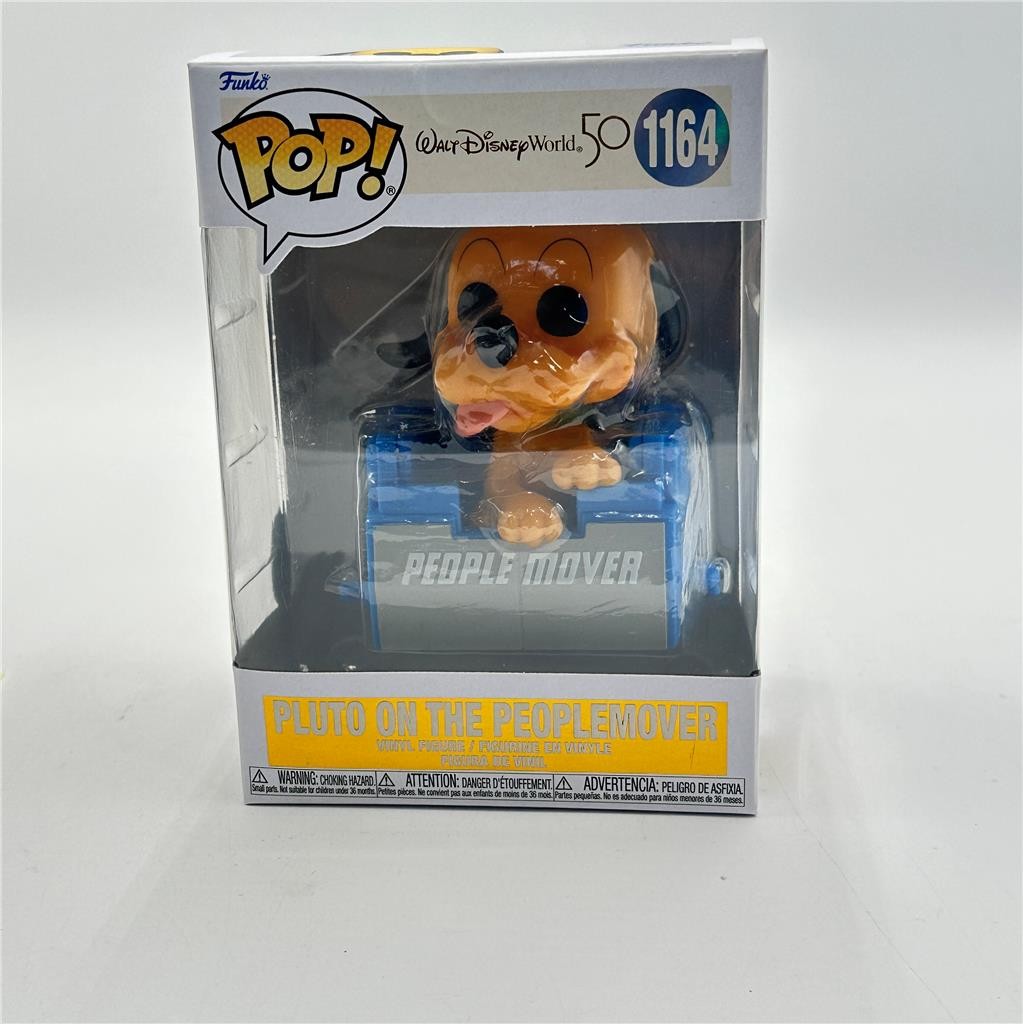 Funko Pop Walt Disney World 50th #1164 Pluto On The People Mover Vinyl Figure