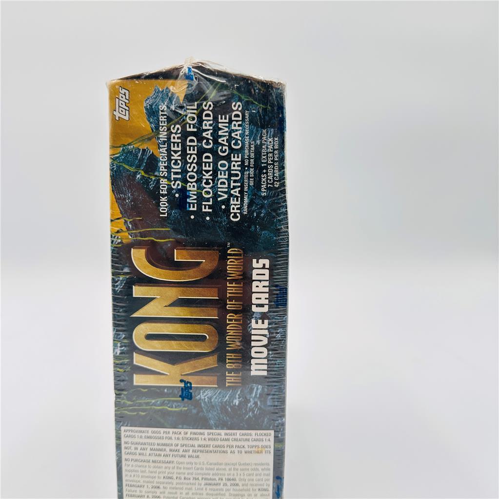 2005 Topps KONG THE 8TH WONDER OF THE WORLD Movie Cards sealed box