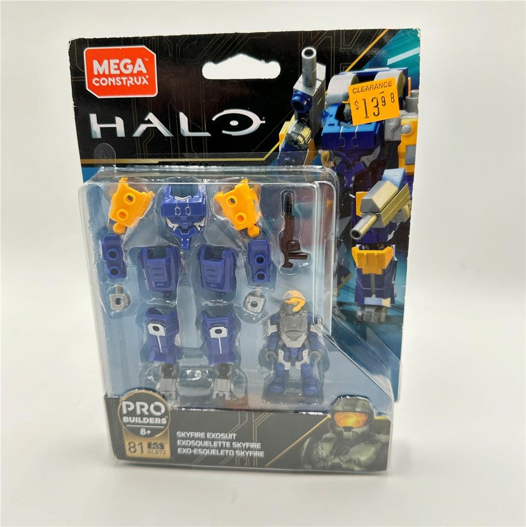 Mega Construx HALO Skyfire Exosuit GLB73 Pro Builders 89 Pcs