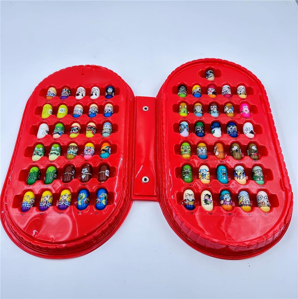 61 Mighty Beanz With Red Case