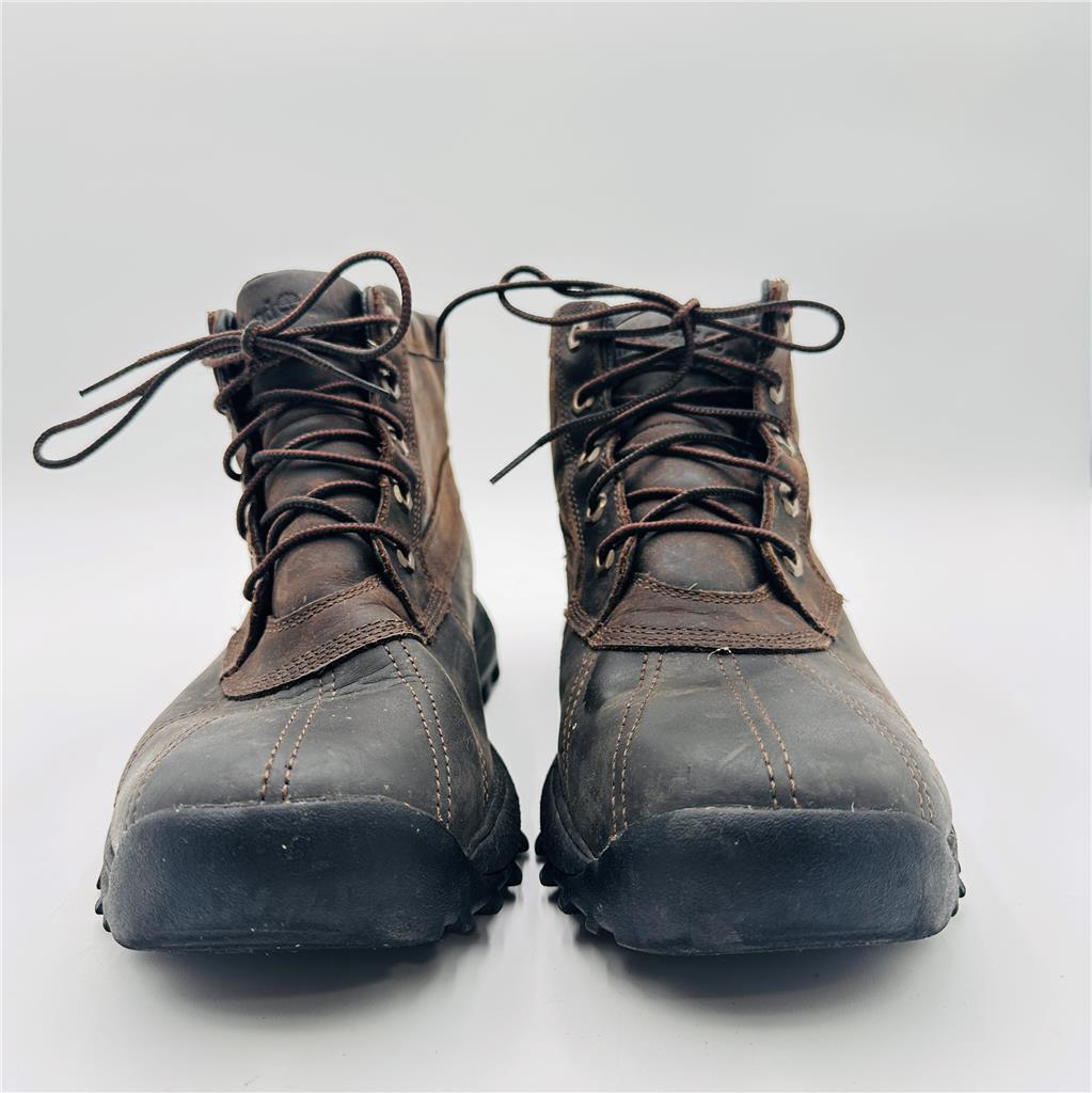Men's Brown Waterproof Timberland Boots Size 9-Used