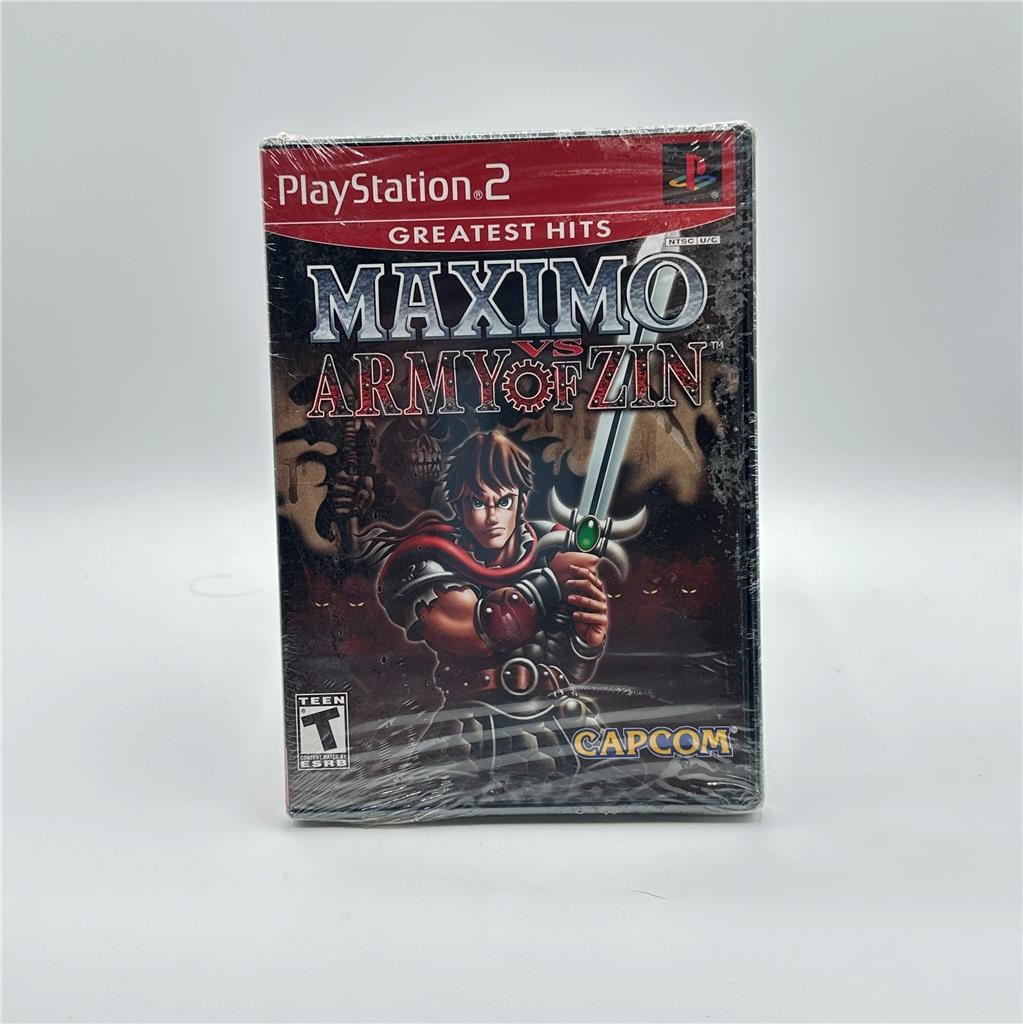 SEALED Maximo vs Army of Zin (Sony PlayStation 2, 2004) Greatest Hits SEALED