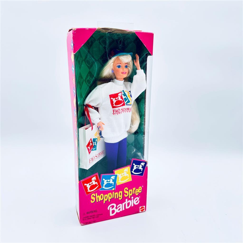 NEW 1994 Shopping Spree Barbie - F*A*O Schwarz Souvenir Edition - Mattel #12749