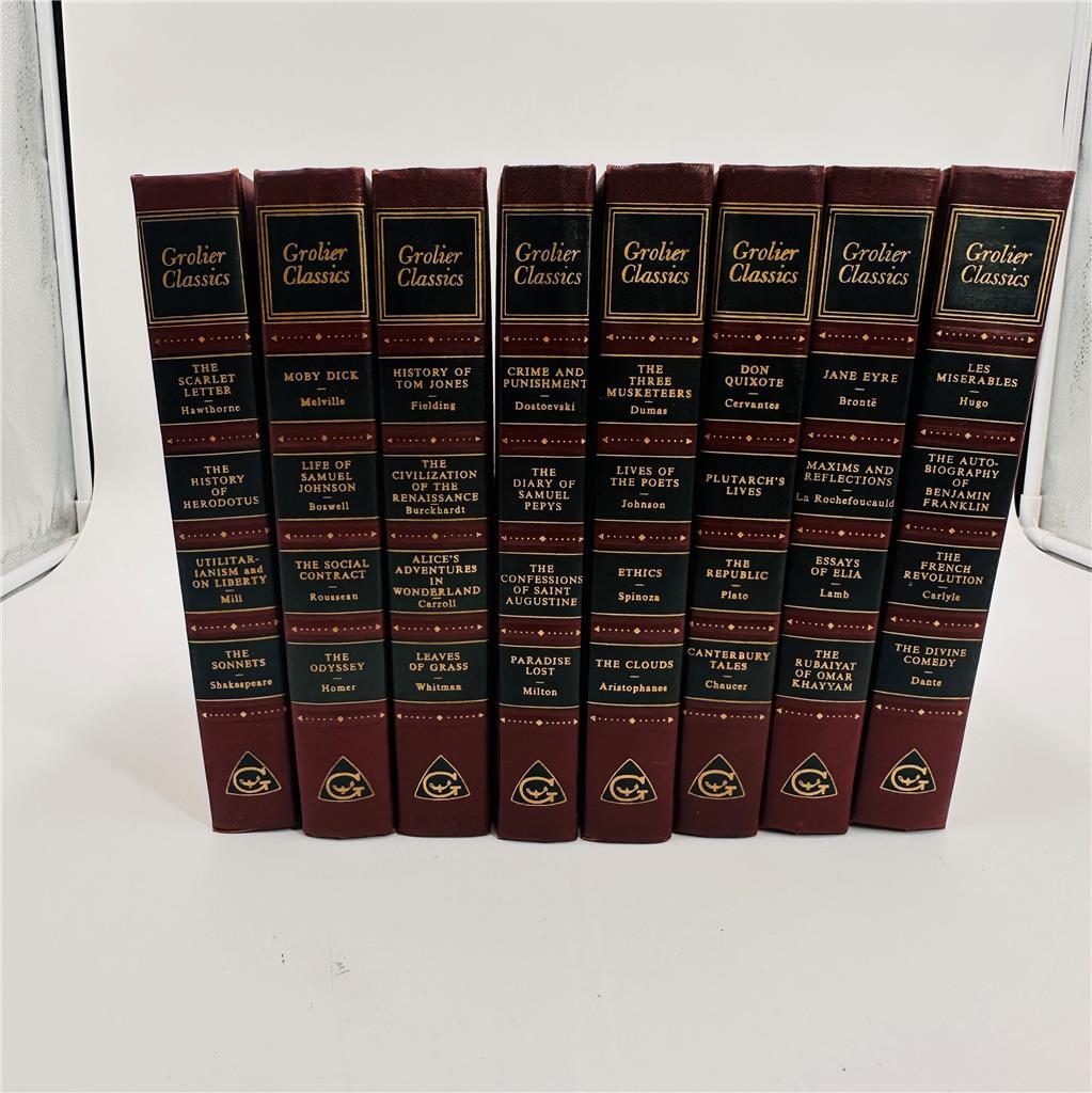 Grolier Classics Classics Appreciation Society 1955 Lot of 8