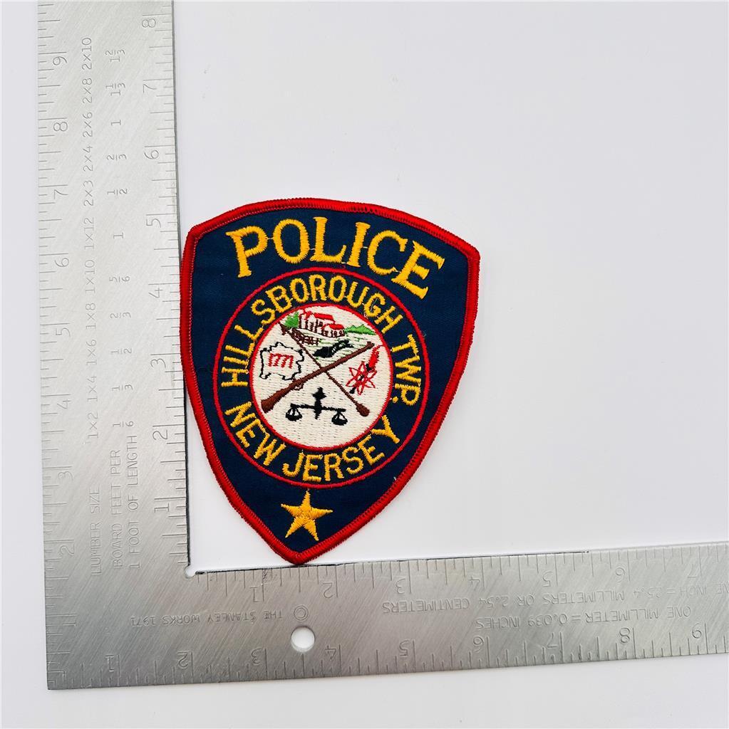 Hillsborough Twp New Jersey  Police Patch