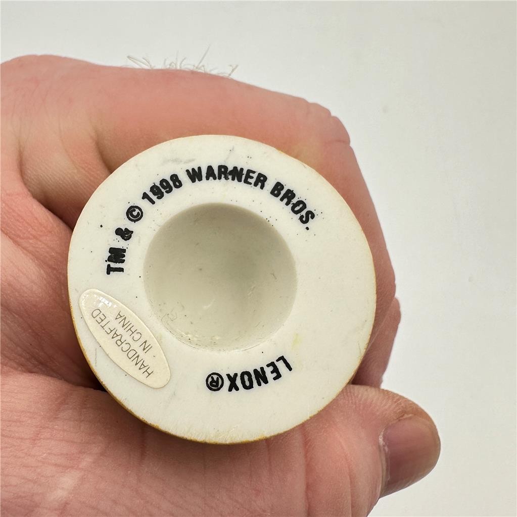 Vintage 1998 Sylvester Lenox Warner Bros.Looney Tunes Thimble 2"