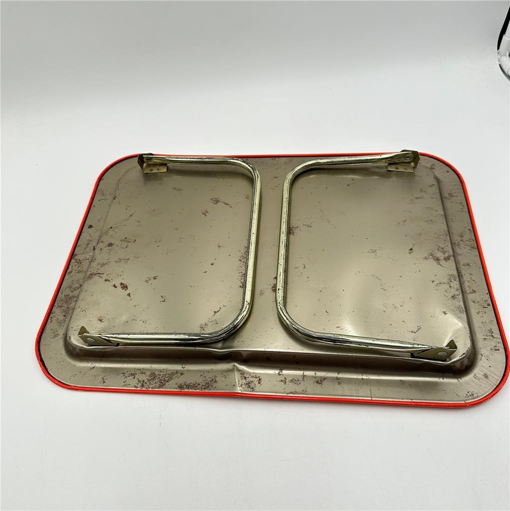 Vintage Mickey Mouse and Friends Car Ride Metal Folding Lap TV Tray Disney