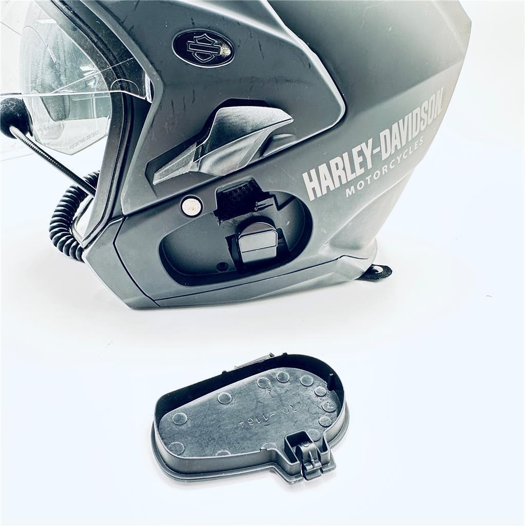 Harley-Davidson® Men's Essence Sun Shield B07 3/4 Helmet, Matte Black 98211-16VM