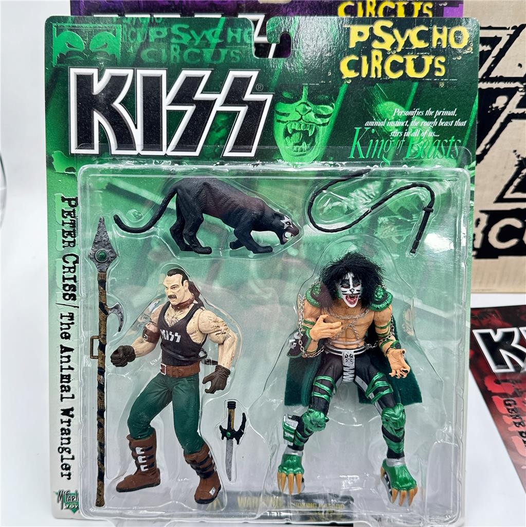 KISS PSYCHO CIRCUS FIGURES TOUR EDITION 1998 McFARLANE COMPLETE SET OF 4 w/box
