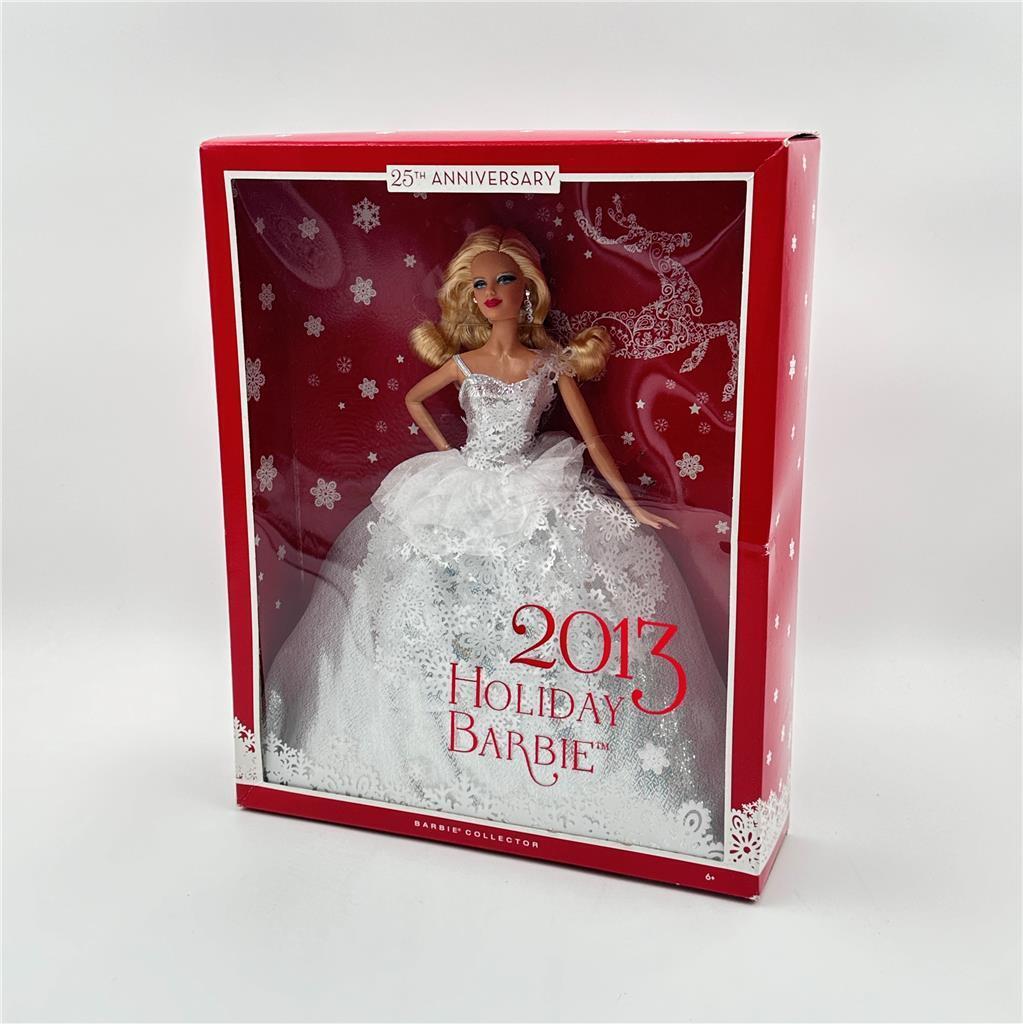 Mattel X8271 2013 Holiday Barbie Doll 25th Anniversary Blonde NIB Collector
