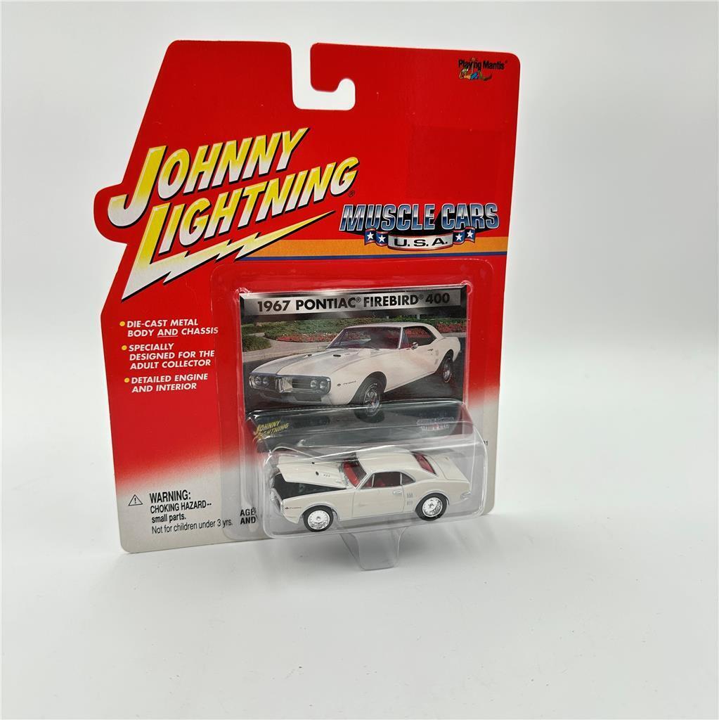 JOHNNY LIGHTNING MUSCLE CARS U.S.A 1967 PONTIAC FIREBIRD 400 White
