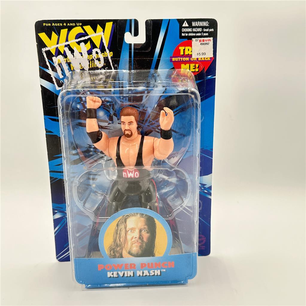 WCW/NWO Power Punch Kevin Nash Original Toymakers 1998 New