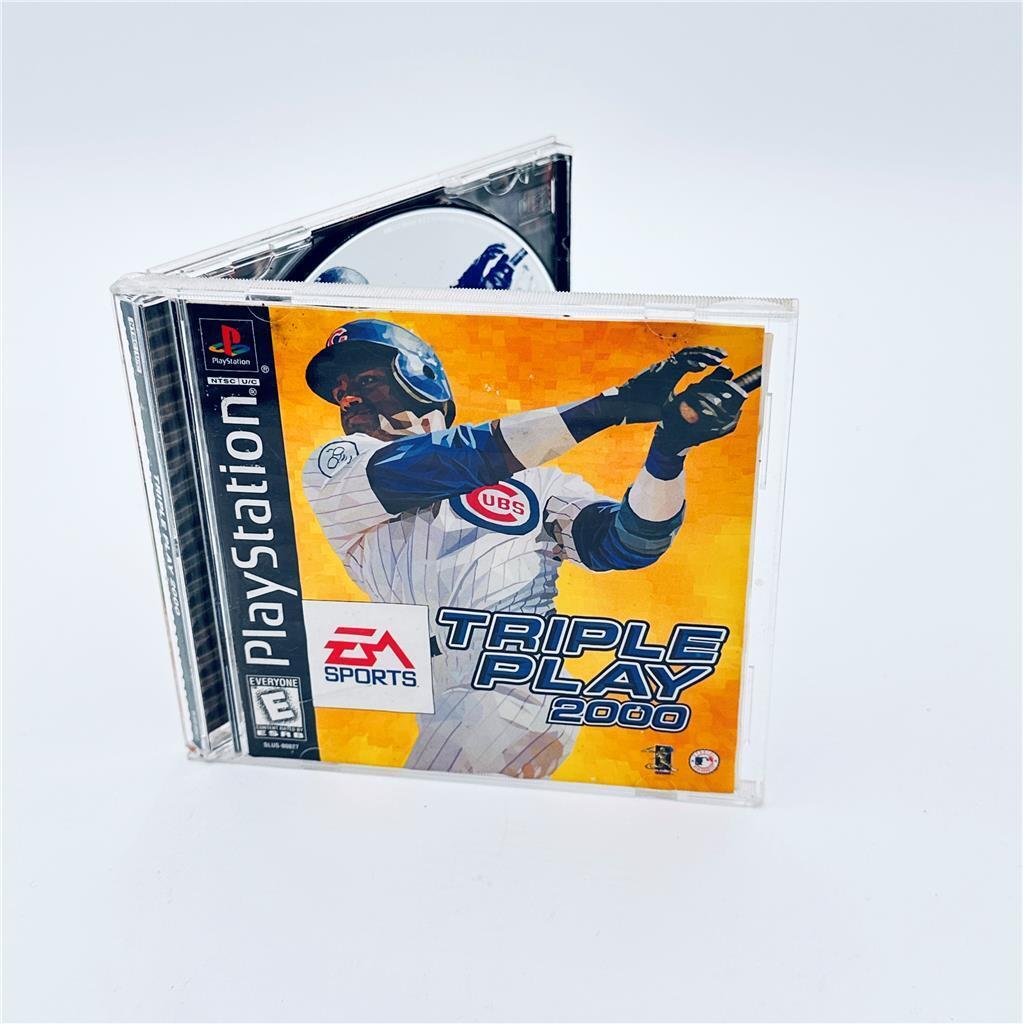 Triple Play 2000 (Sony PlayStation 1, 1999) - water damage