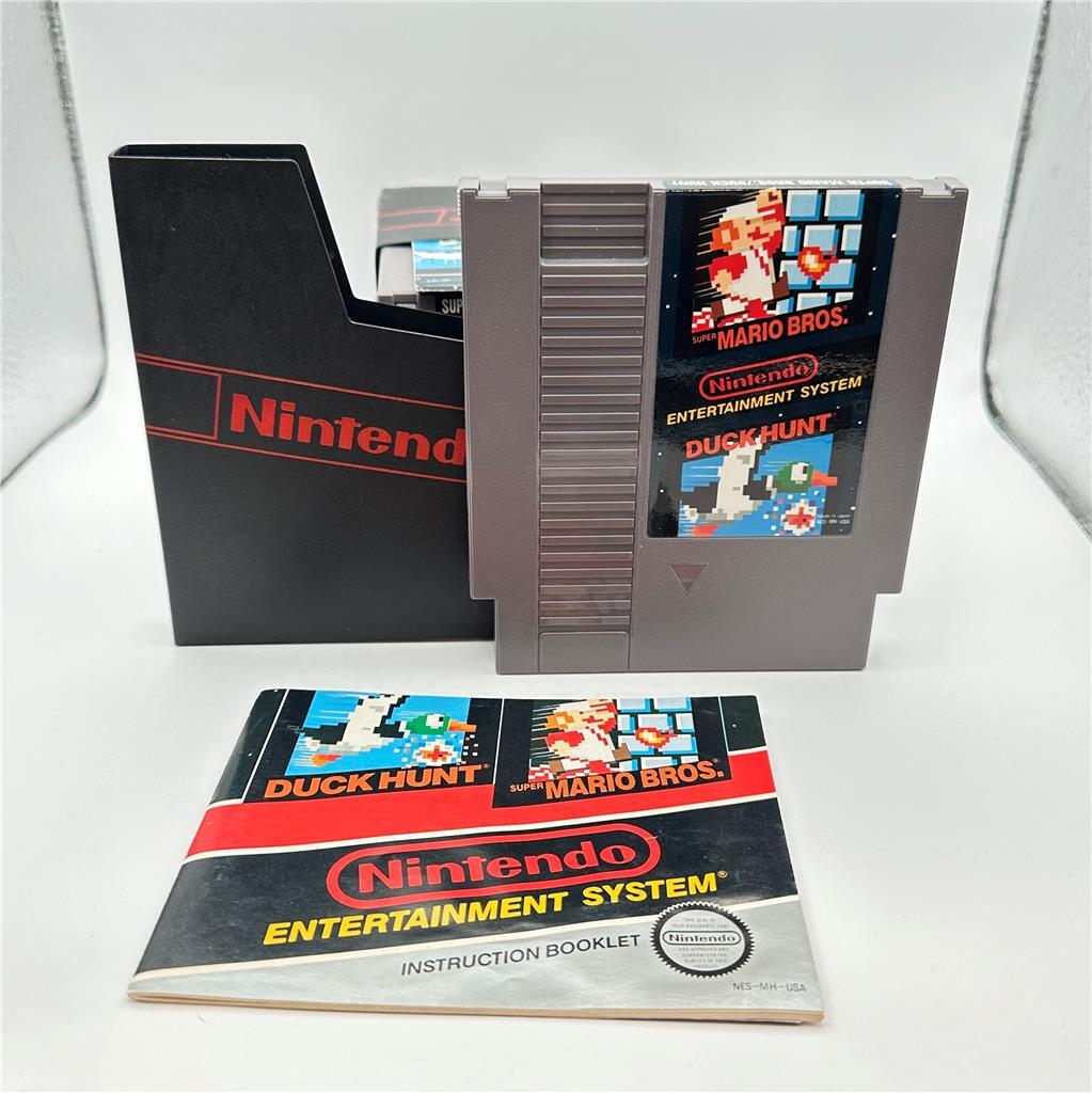 1pc Super Mario Bros./Duck Hunt  (Nintendo Entertainment System, 1988) +Manual a