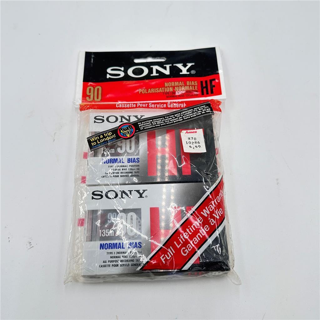 Sony HF 90  Normal Bias Cassette - Set of 2