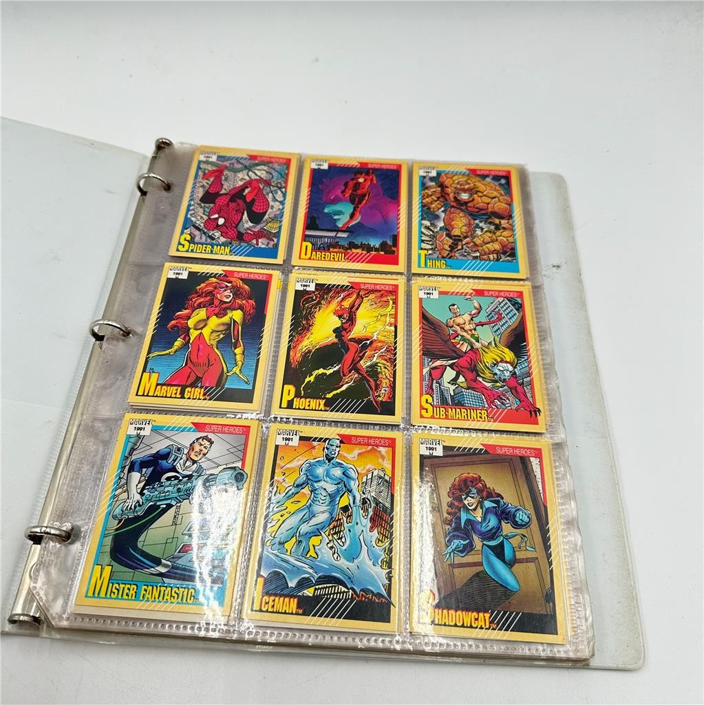 1991 Impel Marvel Comic Cards Set, Missing 1 card + Holos