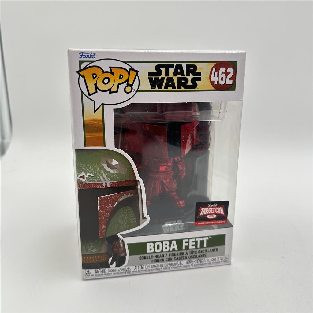 Funko Pop! Star Wars The Book of Boba Fett - Boba Fett Red Chrome (60817)