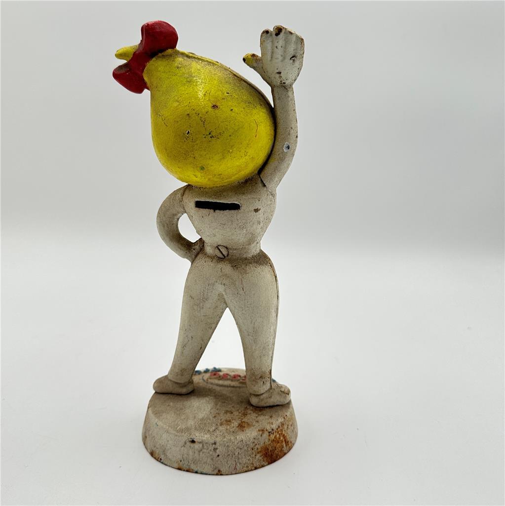 CAST IRON ESSO GIRL "Mrs. Drip" COIN BANK