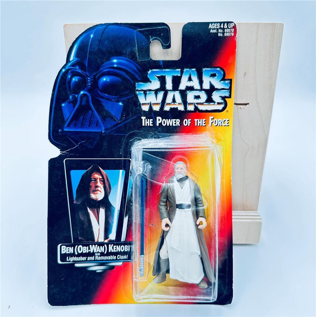New 1995 Kenner Star Wars Power of the Force Ben Obi-Wan Kenobi 3.75" Figure MOC