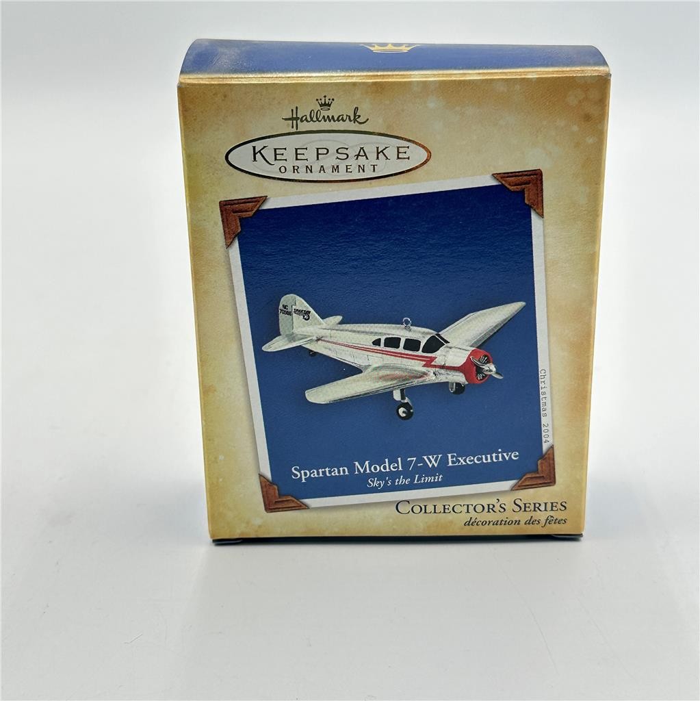 HALLMARK Keepsake Spartan Model 7-W Executive Plane Sky's the Limit #8 ORNAMENT