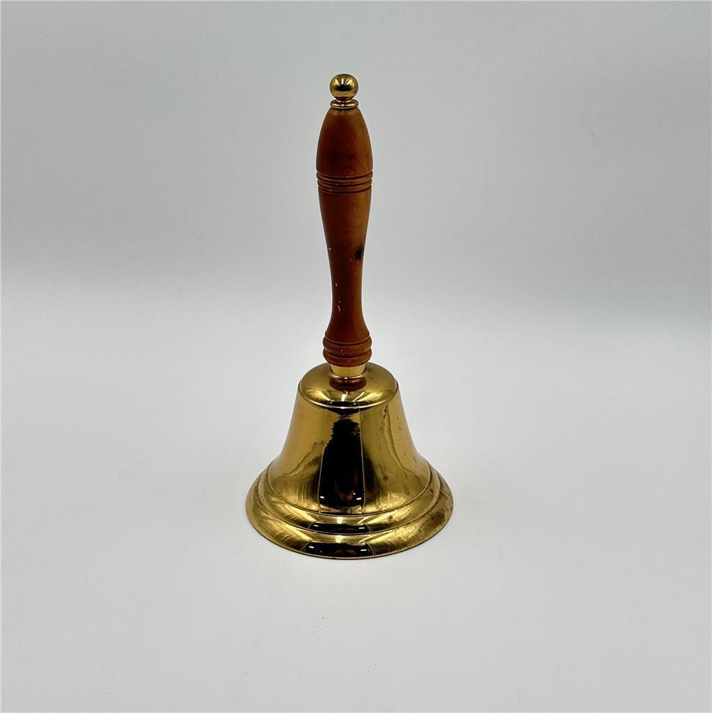 Brass Bell with Wooden Handle