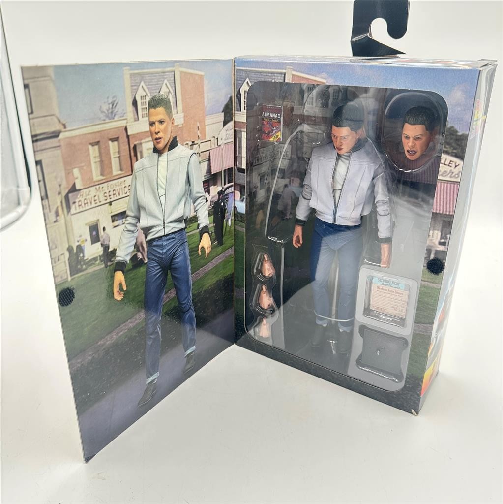 NECA Back To The Future II Ultimate Biff Tannen Sports Almanac 35th
