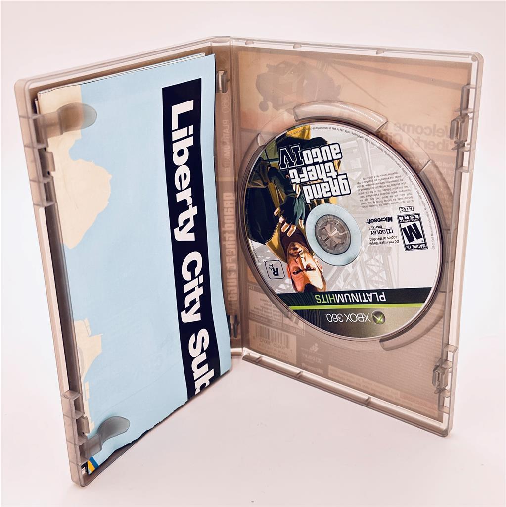 Grand Theft Auto IV -- Platinum Hits Edition (Microsoft Xbox 360, 2009)