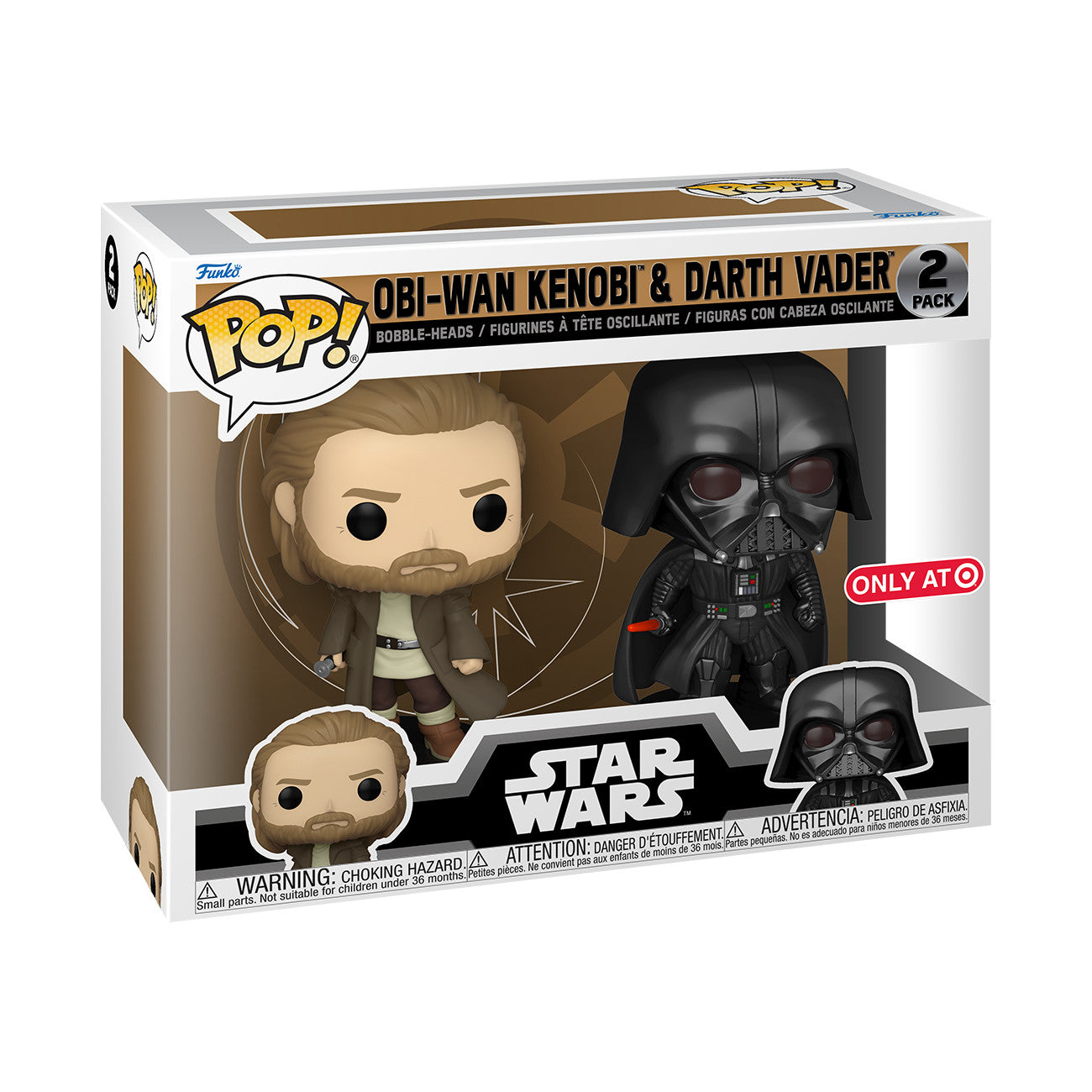 Funko Pop! Vinyl: Star Wars - Obi-Wan Kenobi and Darth Vader- 2 Pack - Target (E
