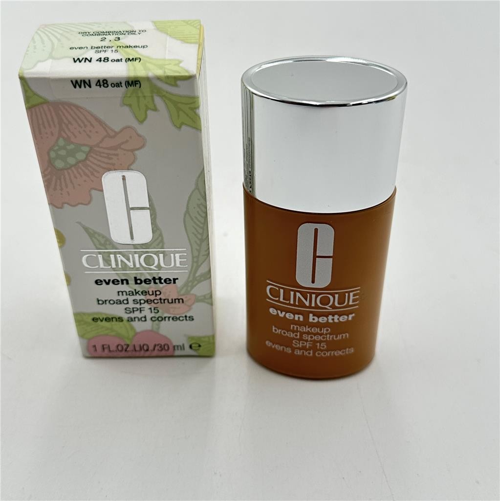 Clinique Even Better Makeup Broad Spectrum SPF 15 Foundation, 1 oz WN 48 Oat