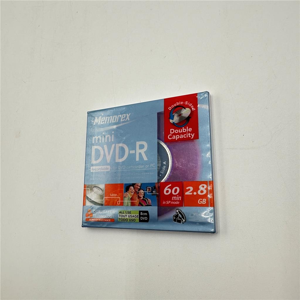 Memorex  Mini DVD-R 2.8 GB 60 Minute Double Sided Double New Sealed