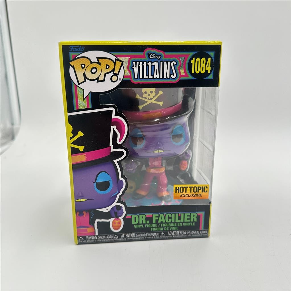 Funko Pop! Vinyl: Disney - Dr. Facilier (Black Light) - Hot Topic Online (Hto) H