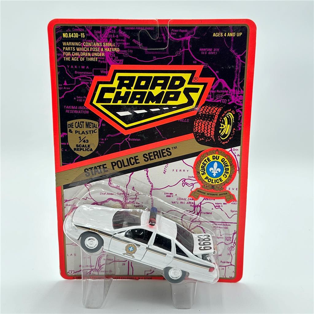 Road Champs Die Cast Police Series 1/43 Surete DU Quebec Police