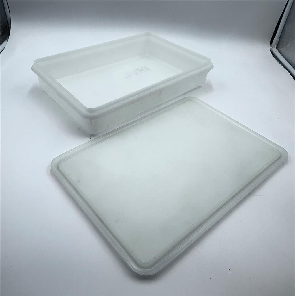 Vintage Tupperware Clear Rectangular Container with Lid