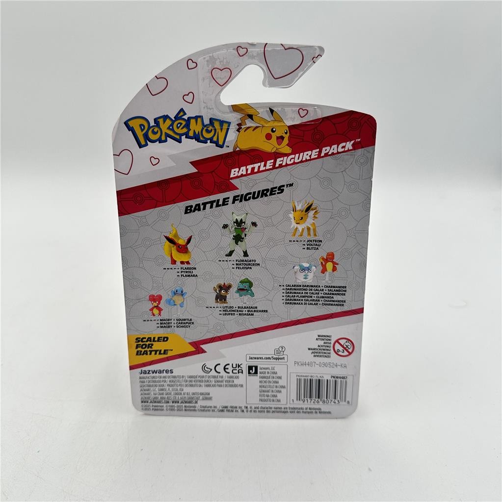 Pokemon Battle Figure Pack Valentine's Day Pikachu & Cleffa 2025