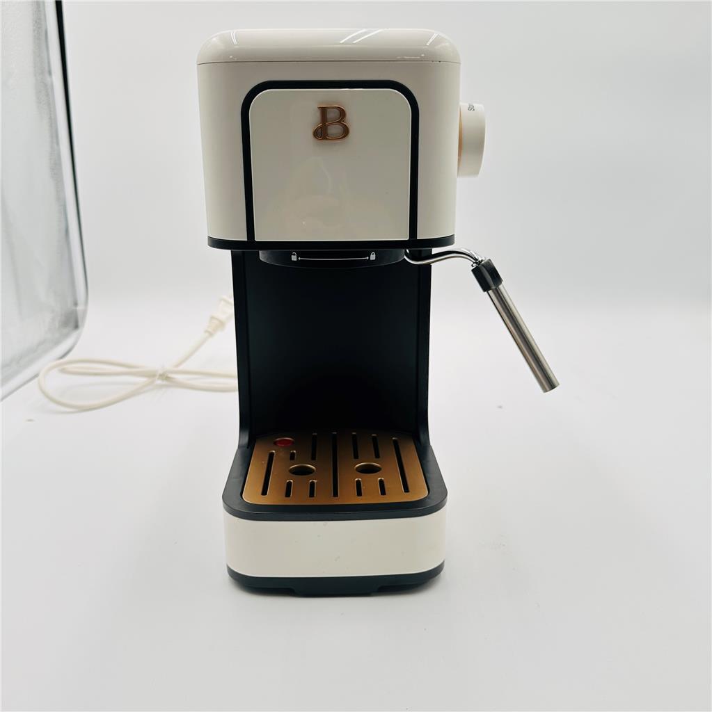 Beautiful Slim Espresso Maker with 20-Bar Pressure White Icing by Drew Barrymore