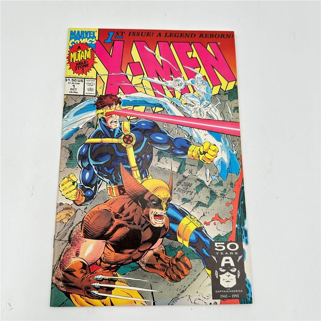 MARVEL COMICS X-MEN 1ST ISSUE A LEGEND REBORN! OCTOBER 1991