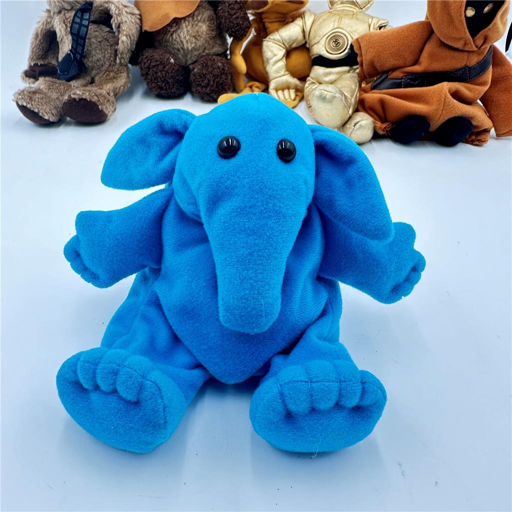 Vintage 1997 Star Wars Kenner Plushes Lot of 7