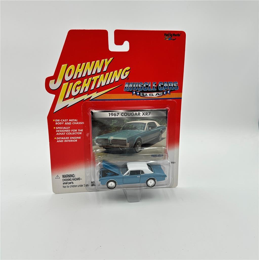 Johnny Lightning Muscle Cars USA 1967 Cougar XR7 Blue